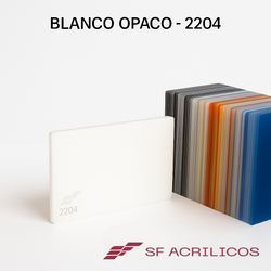 ACRILICO BLANCO OPACO