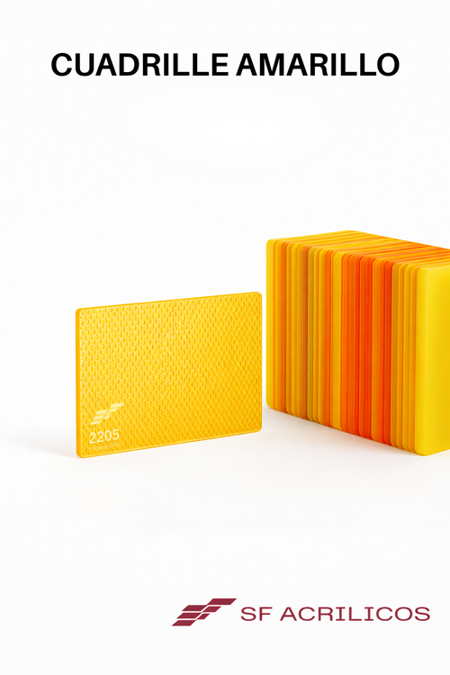 ACRILICO CUADRILLE AMARILLO