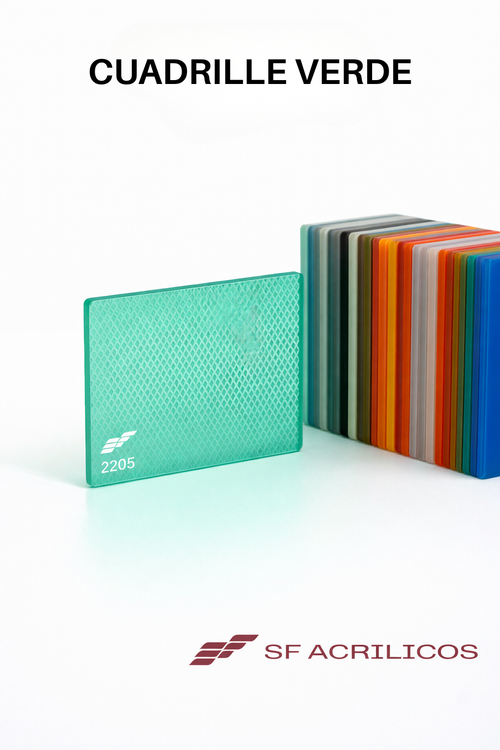 ACRILICO CUADRILLE VERDE
