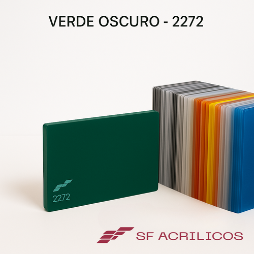 ACRILICO VERDE OSCURO OPACO