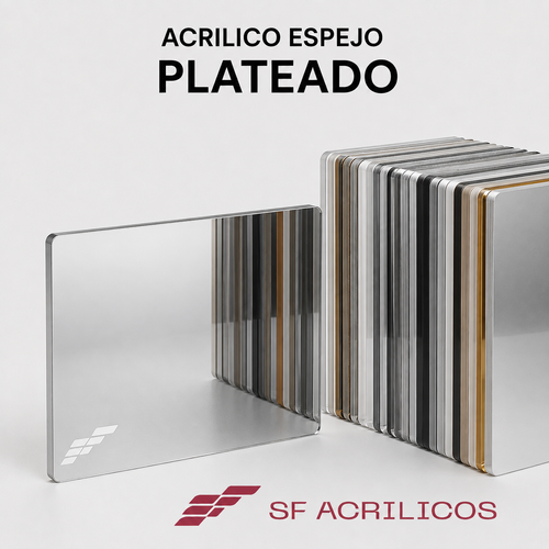 ACRILICO ESPEJO PLATEADO