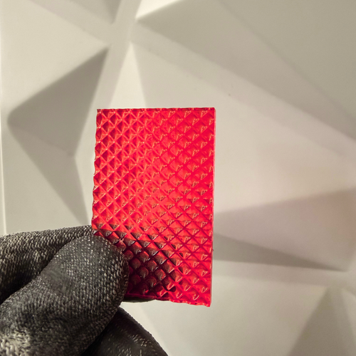 ACRILICO CUADRILLE ROJO