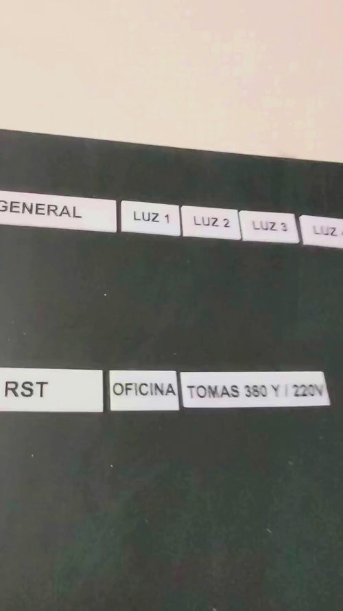 NUMERO IDENTIFICADO DE TABLERO ELECTRICO