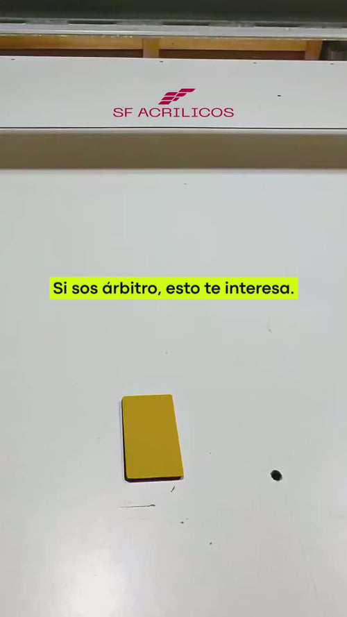 TARJETAS DE ARBITRO